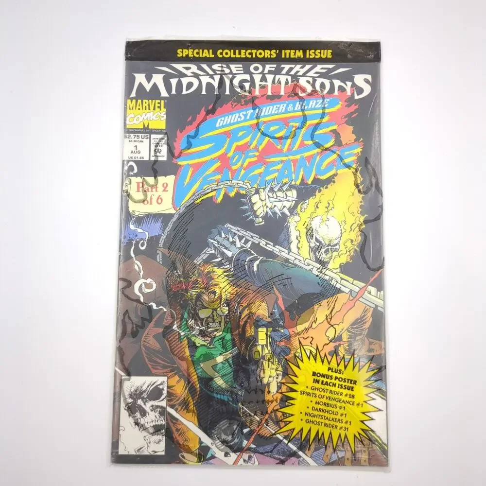 Marvel Rise of the Midnight Sons 1992 Ghost Rider Spirits of Vengeance Morbius 1